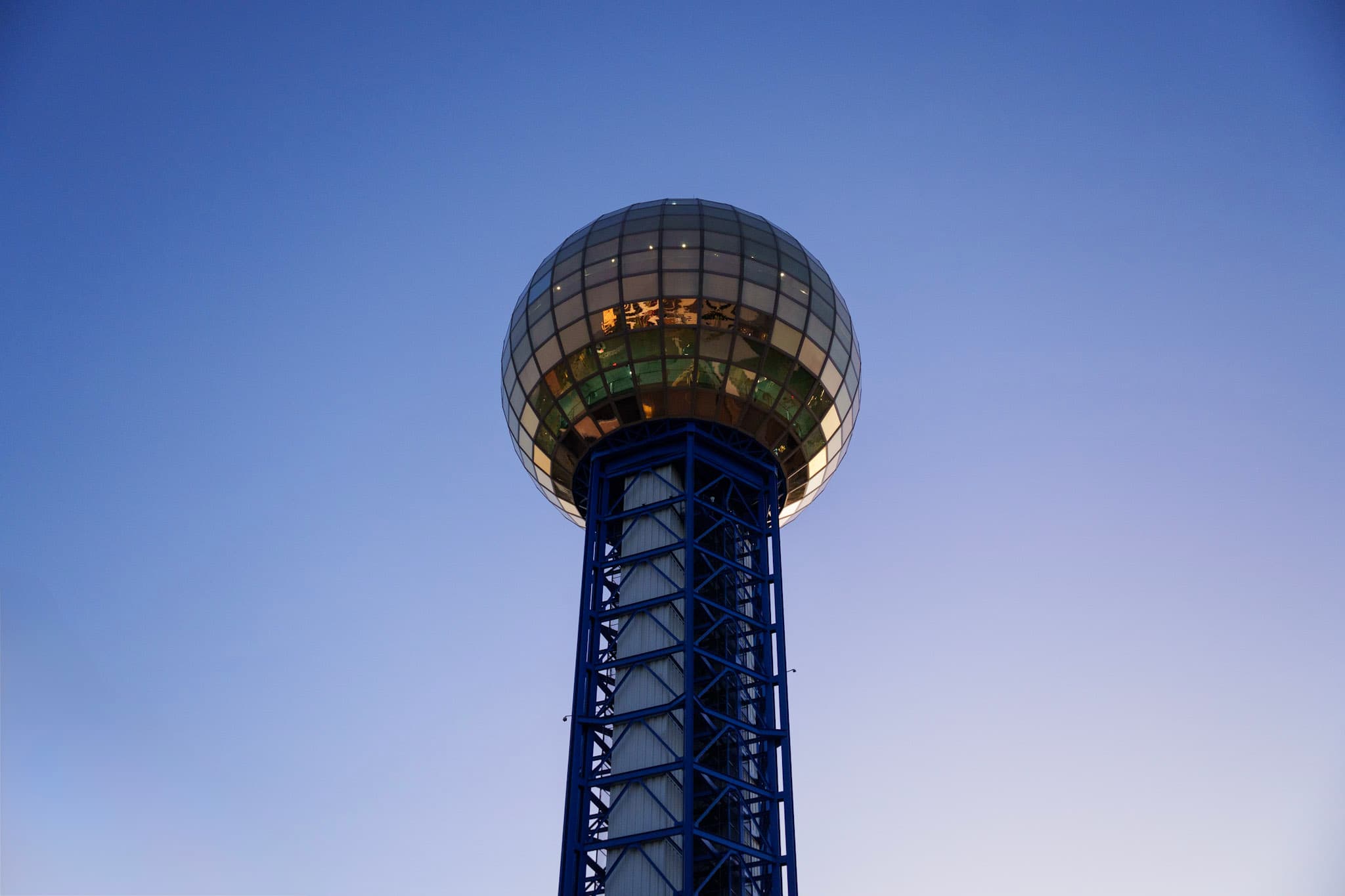 The Sunsphere in downtown Knoxville, Tennessee