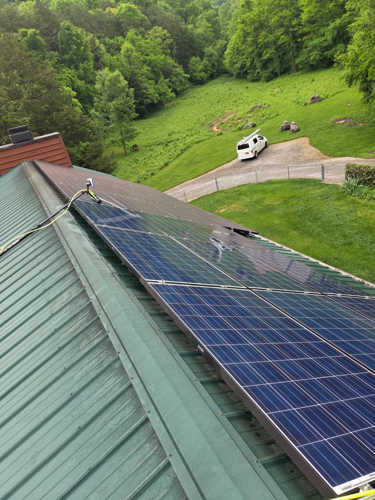 Solar Panel Cleaning by Knox Exterior Care Co. in Knoxville, TN